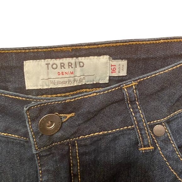 Torrid Denim Skinny Jeans Size 16 Tall - Picture 4 of 5